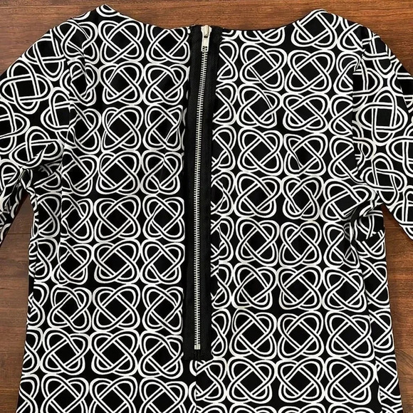 Print 3/4 sleeve  dress - Picture 8 of 8